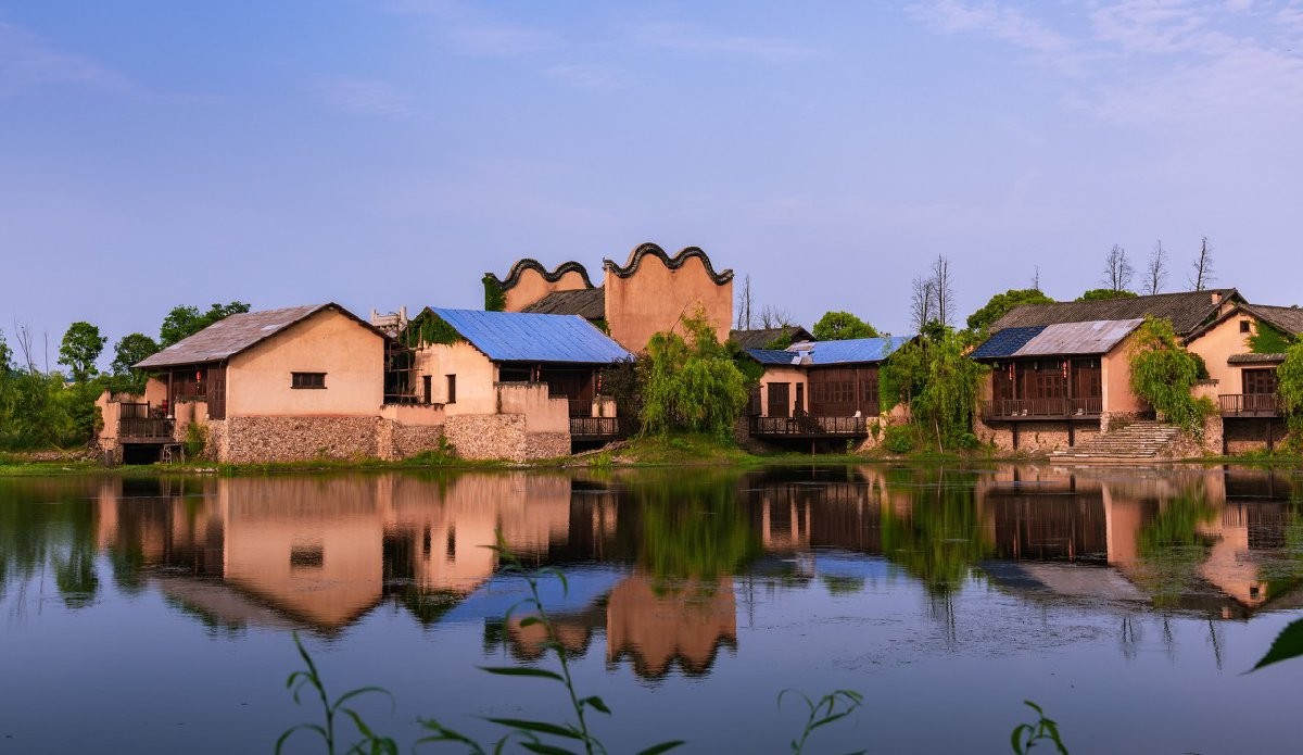 道林古镇风景图图片