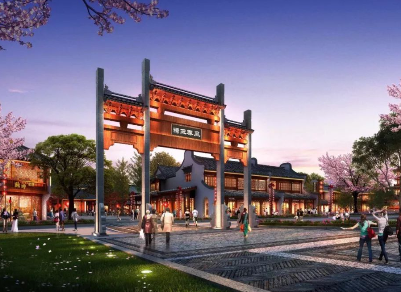 河南一个人造玉都古城,占地1300亩,有"南阳明珠"的美称