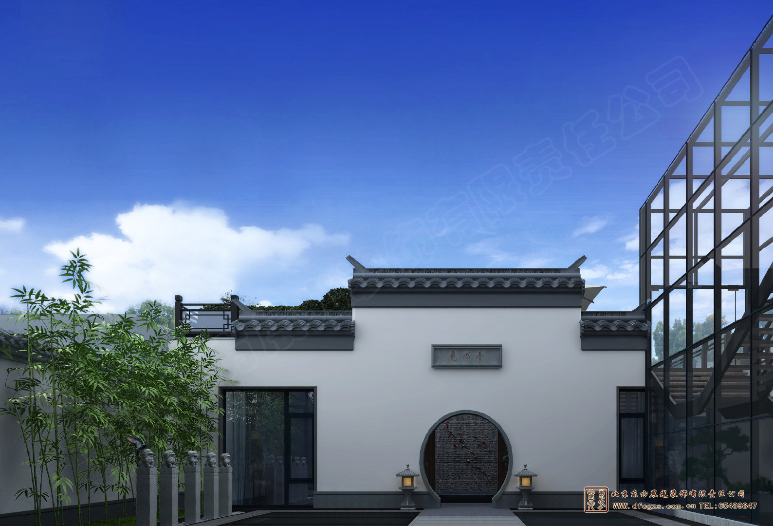 北京四合院里的后照房