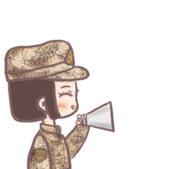 21式迷彩表情包第二波来袭!快来@身边的女兵小姐姐