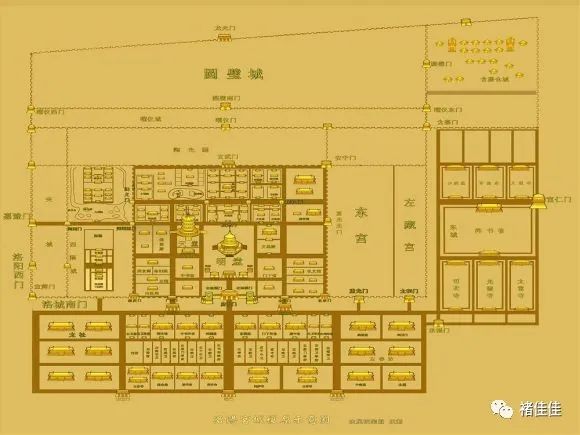 唐朝-宮殿-唐洛陽城-明堂