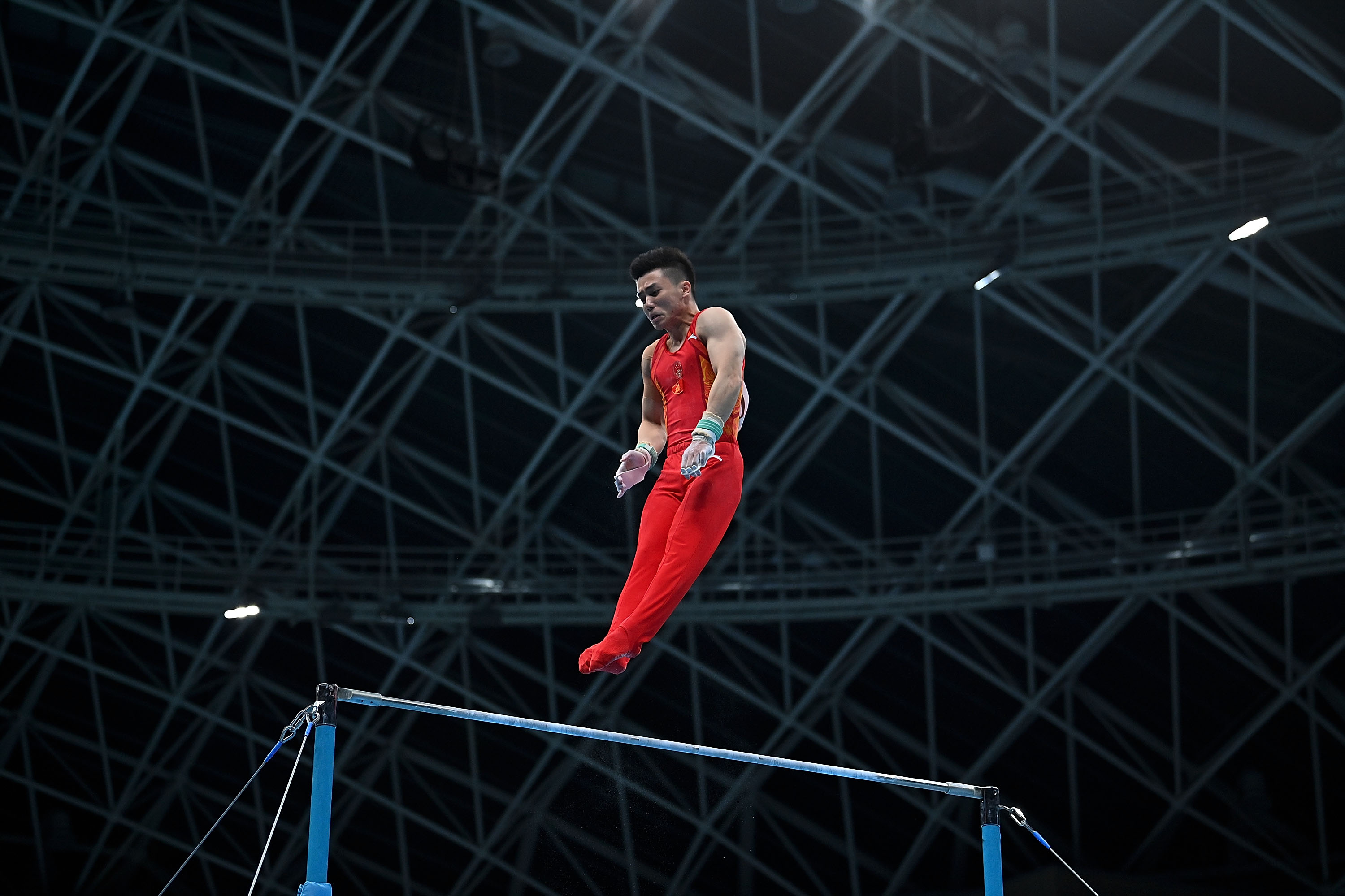 体操——男子单杠决赛赛况