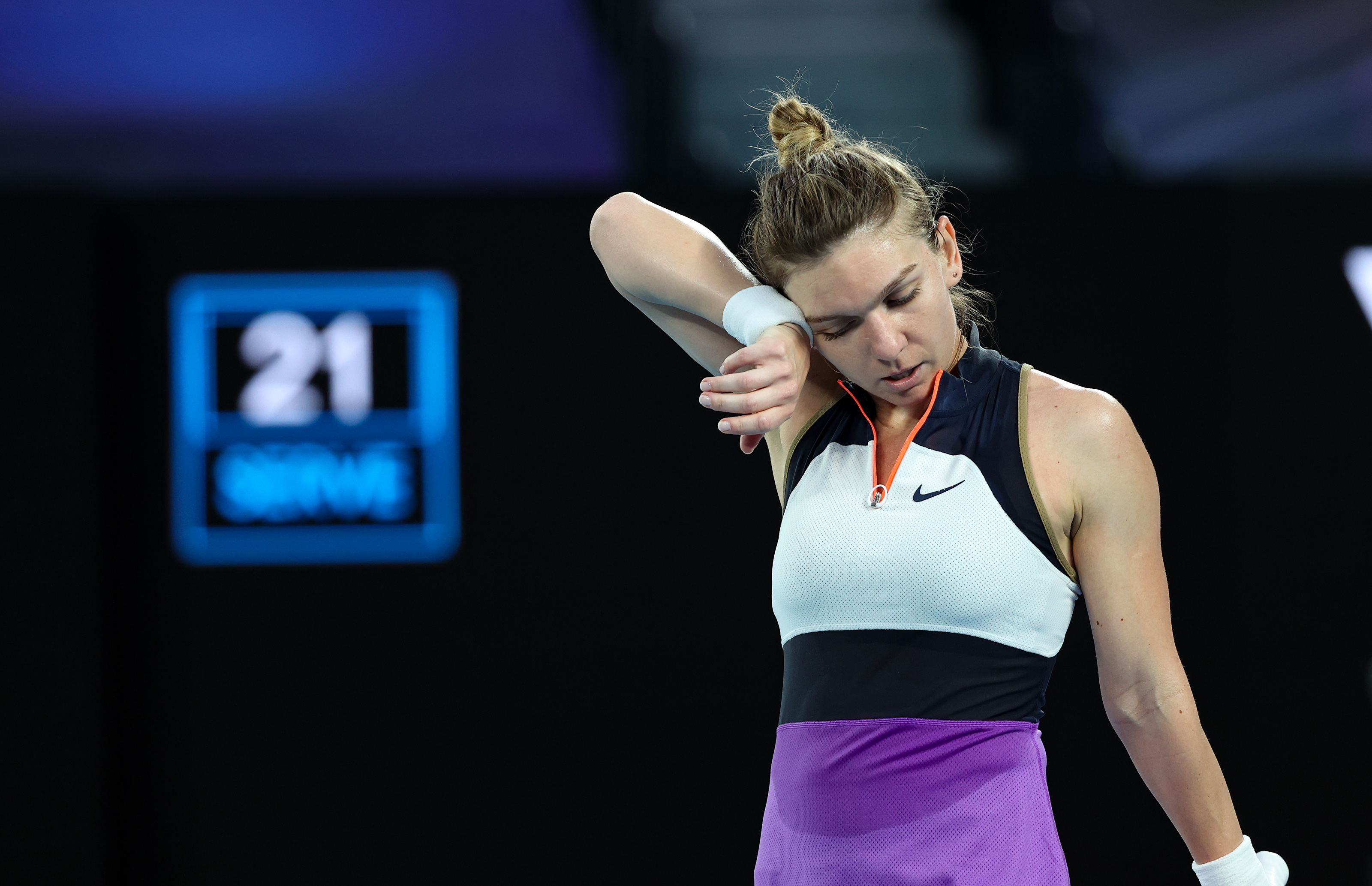 网球——澳网:哈勒普无缘四强