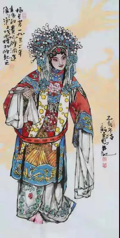 福虎迎春—画家陈新立水墨人物画艺术作品欣赏