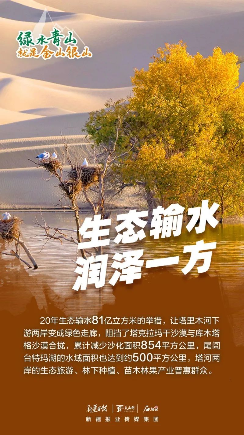 海报 | "两山"理念,新疆实践