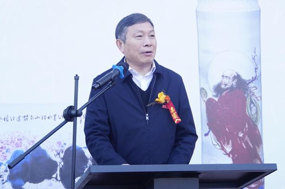 "文心铸魂——王安维书画展"在景德镇学院举行