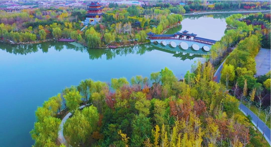 遇见金秋:戴河生态园——秋影漫舞山水长廊