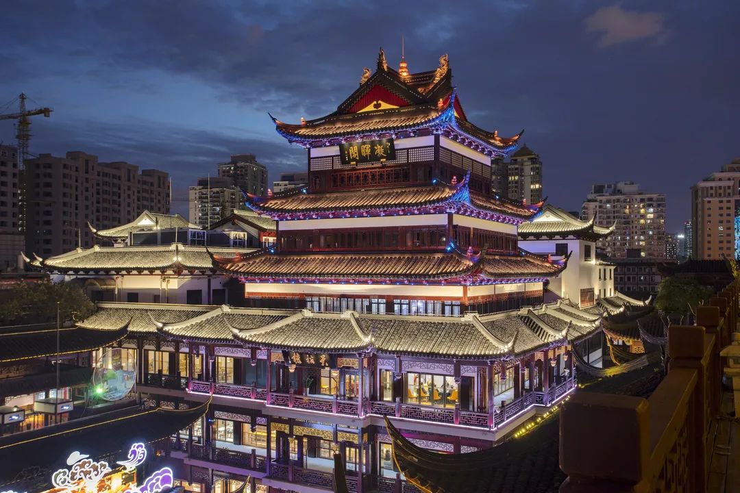 上海豫园天裕楼照明设计
