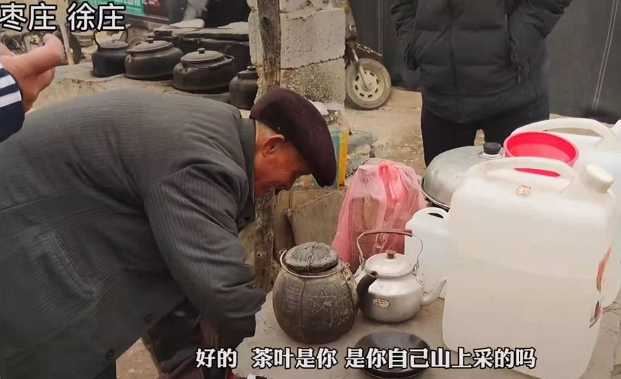 看山东卖茶水五十年老人所感—百姓世俗茶道