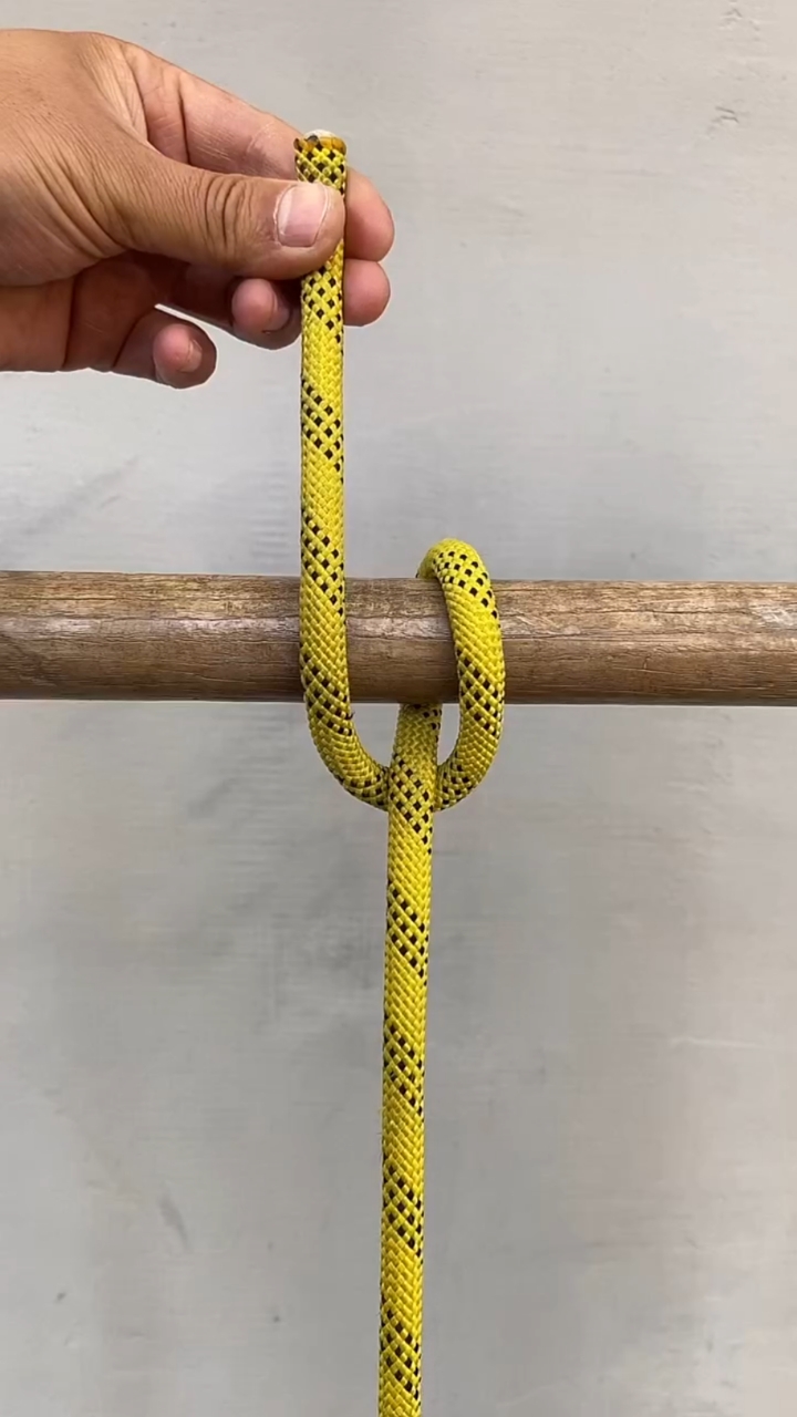 户外应急压扣绳结