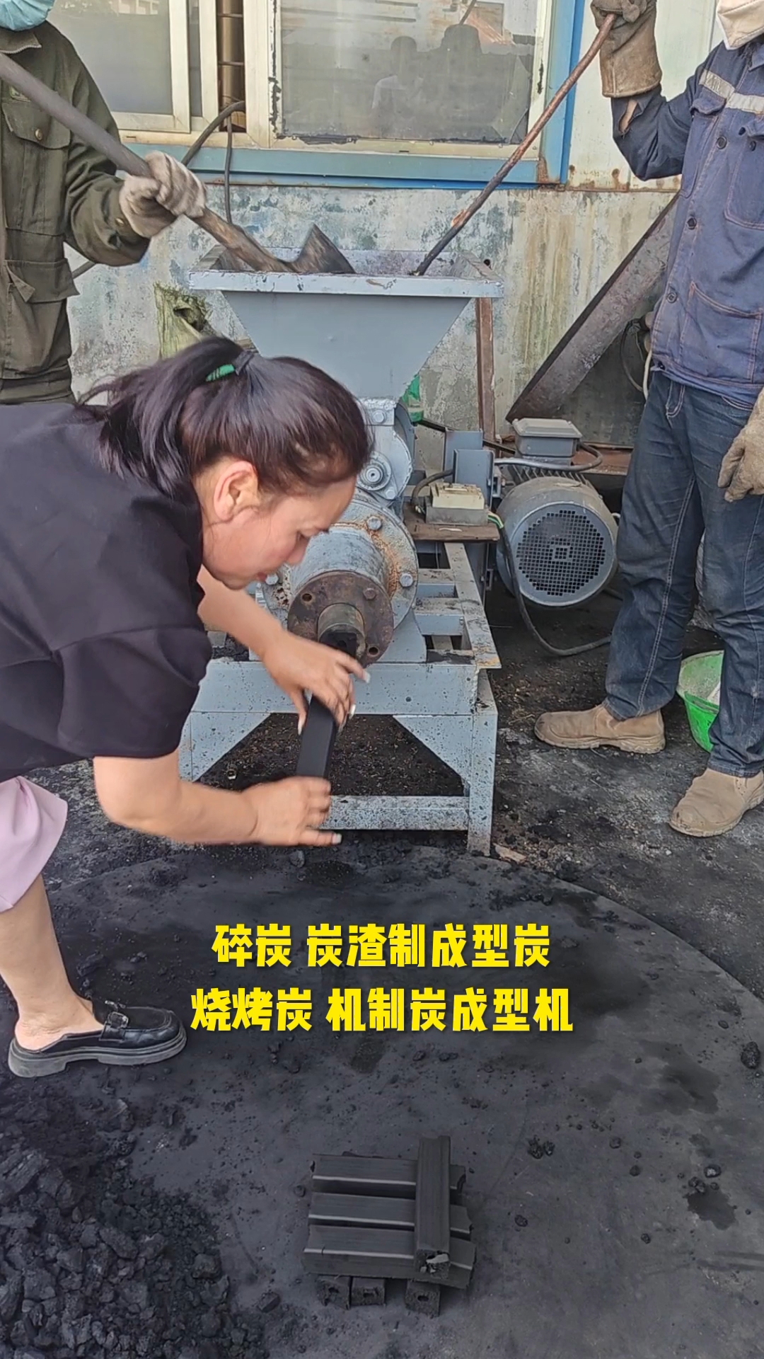 碎炭渣制成型炭 烧烤炭机制炭成型机