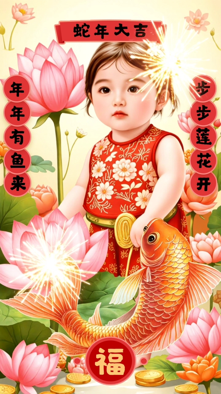 创意无限大挑战,ai年画娃娃等你来秀