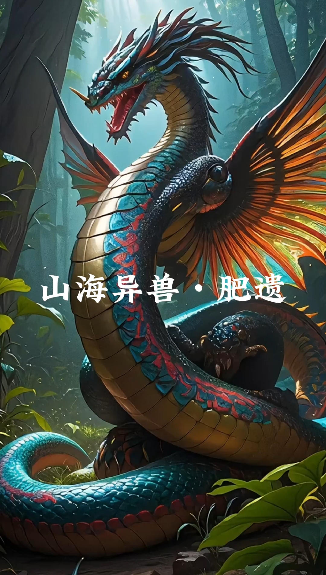 山海异兽【肥遗】#中国神话故事