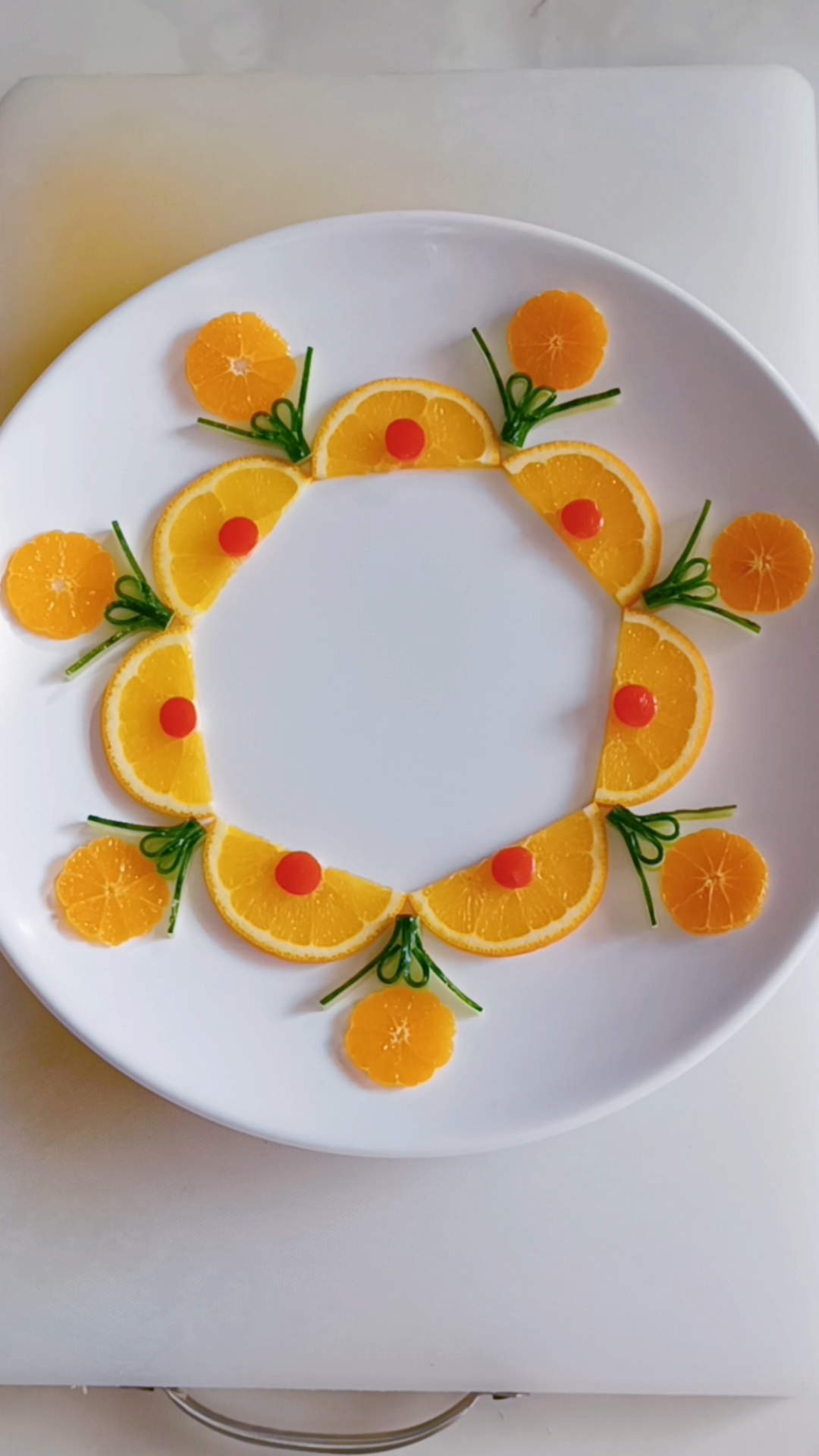 水果盘饰围边简单易学