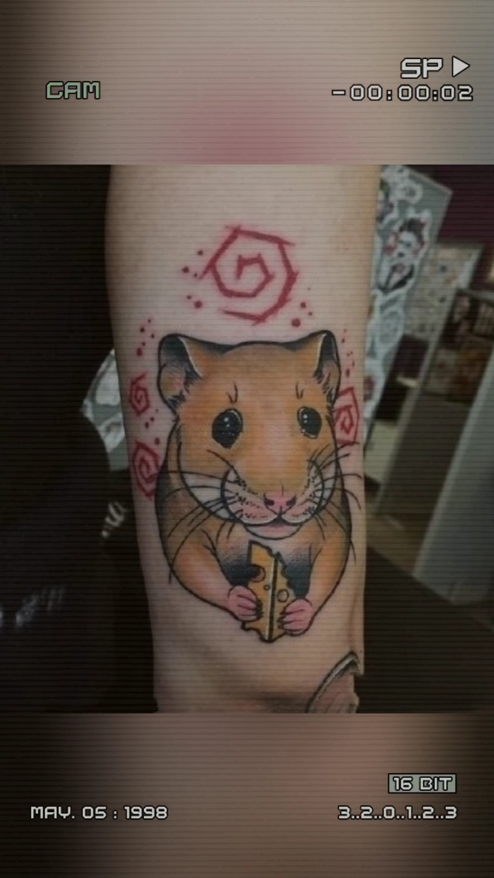 一组适合属鼠人的老鼠纹身图案欣赏