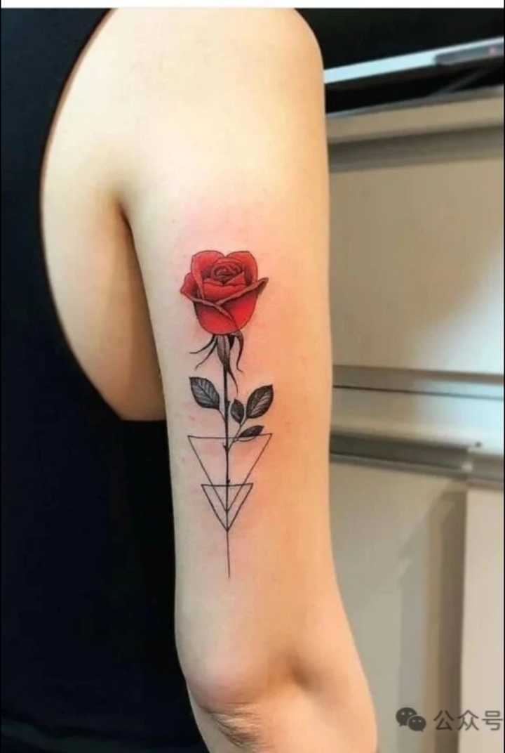 精美玫瑰花纹身图案大赏