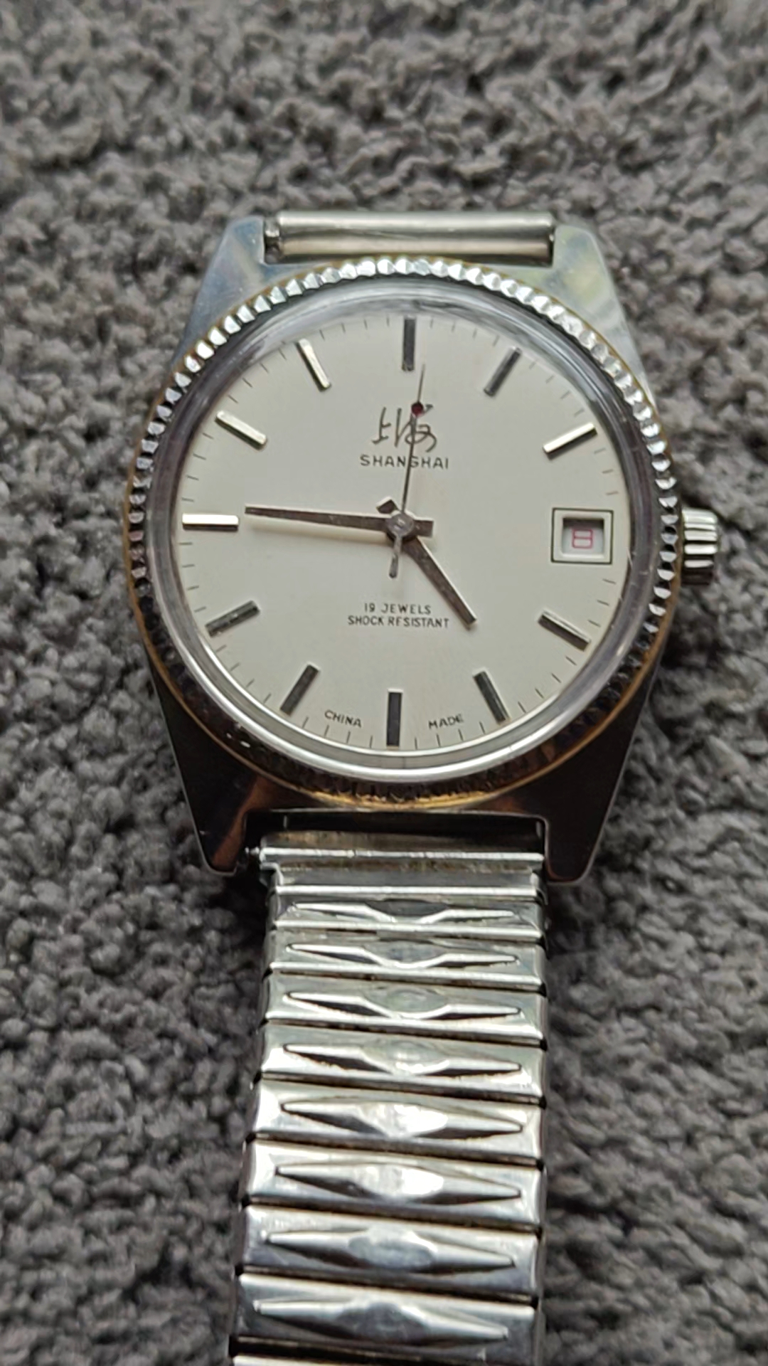 狗牙圈版老上海7120手动机械表