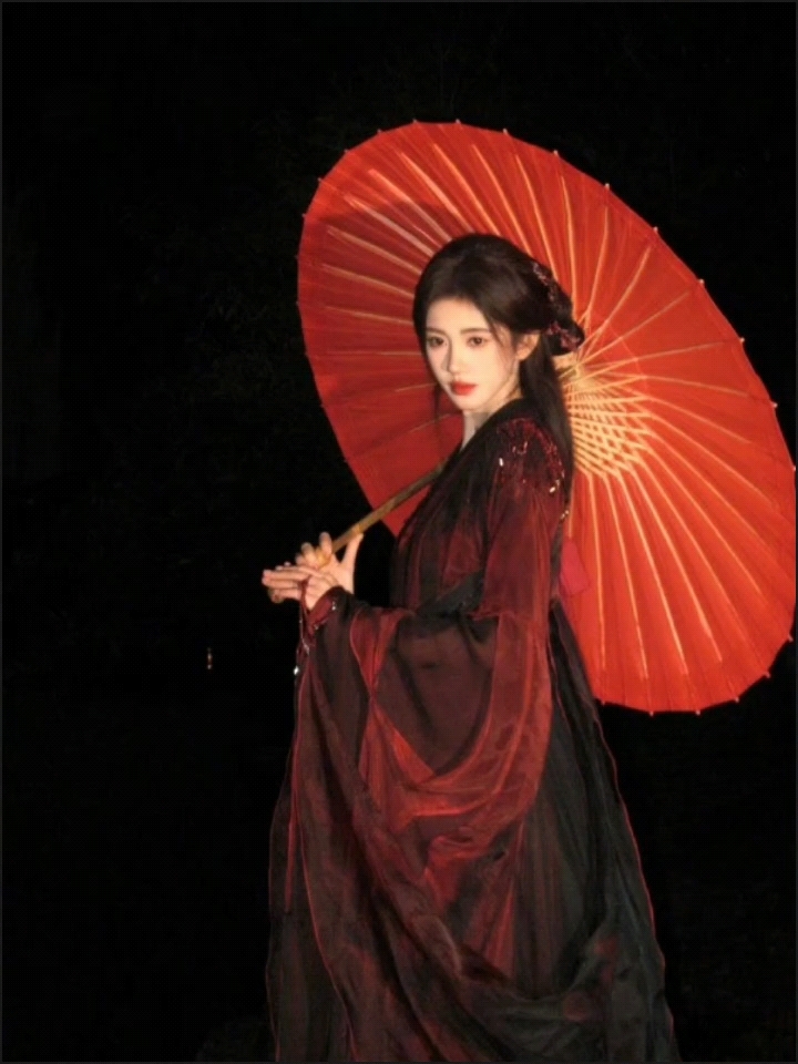 鞠婧祎的红色古装造型太好看了吧