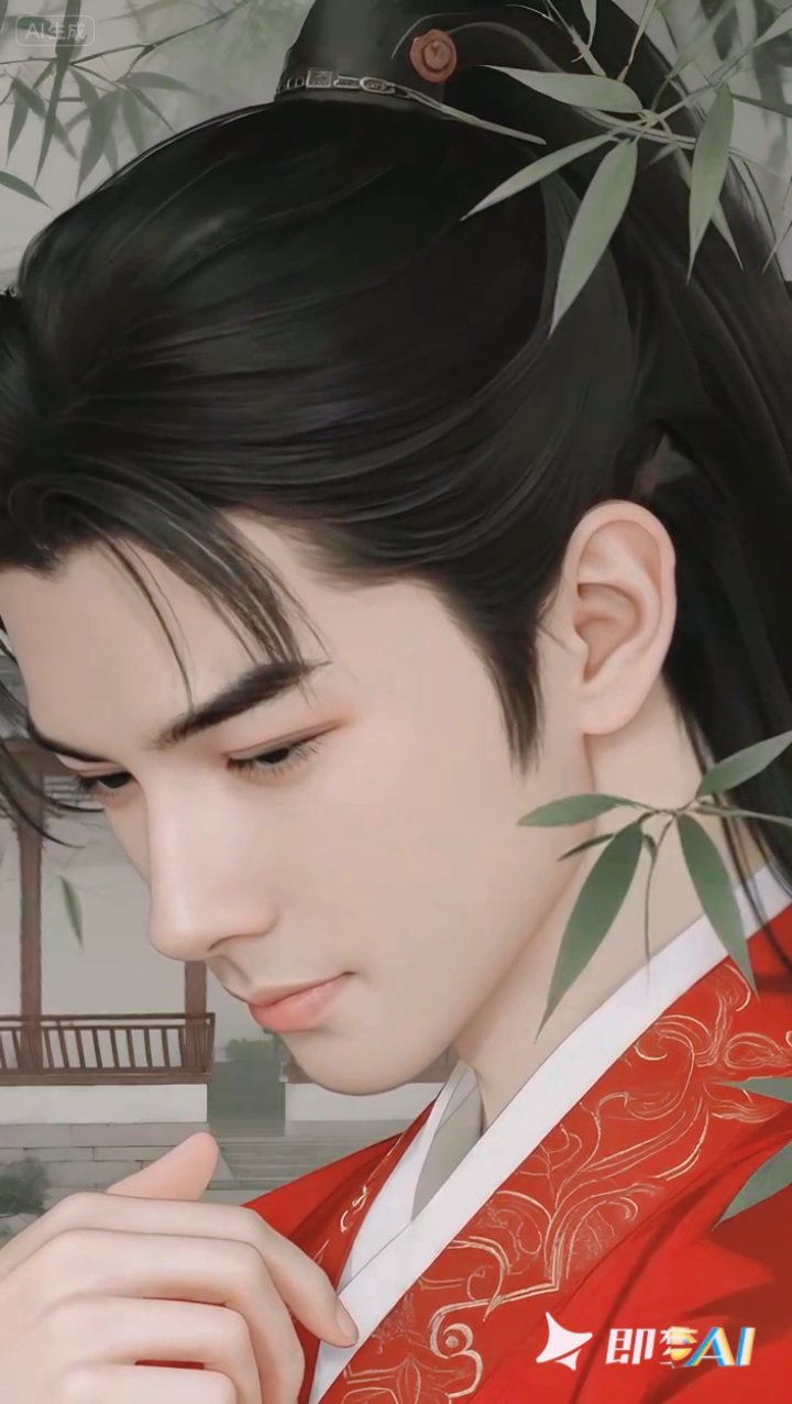 古装美男表情特写