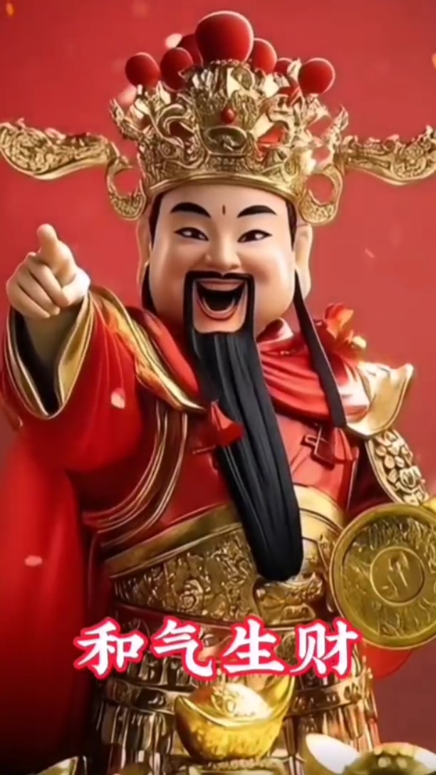 指谁谁发财,接财神,财源亨通,生意兴隆