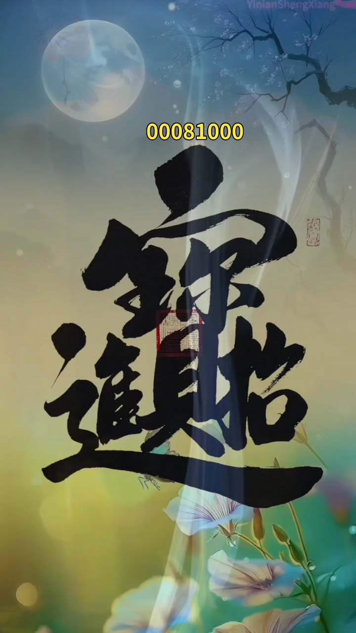 招财进宝·天天进财#道家文化#祝由合体字#象数易学