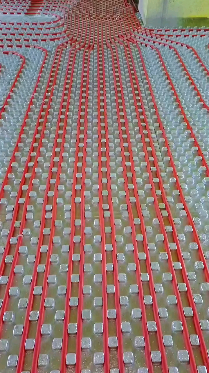 蘑菇头地暖模块,全屋通铺案例