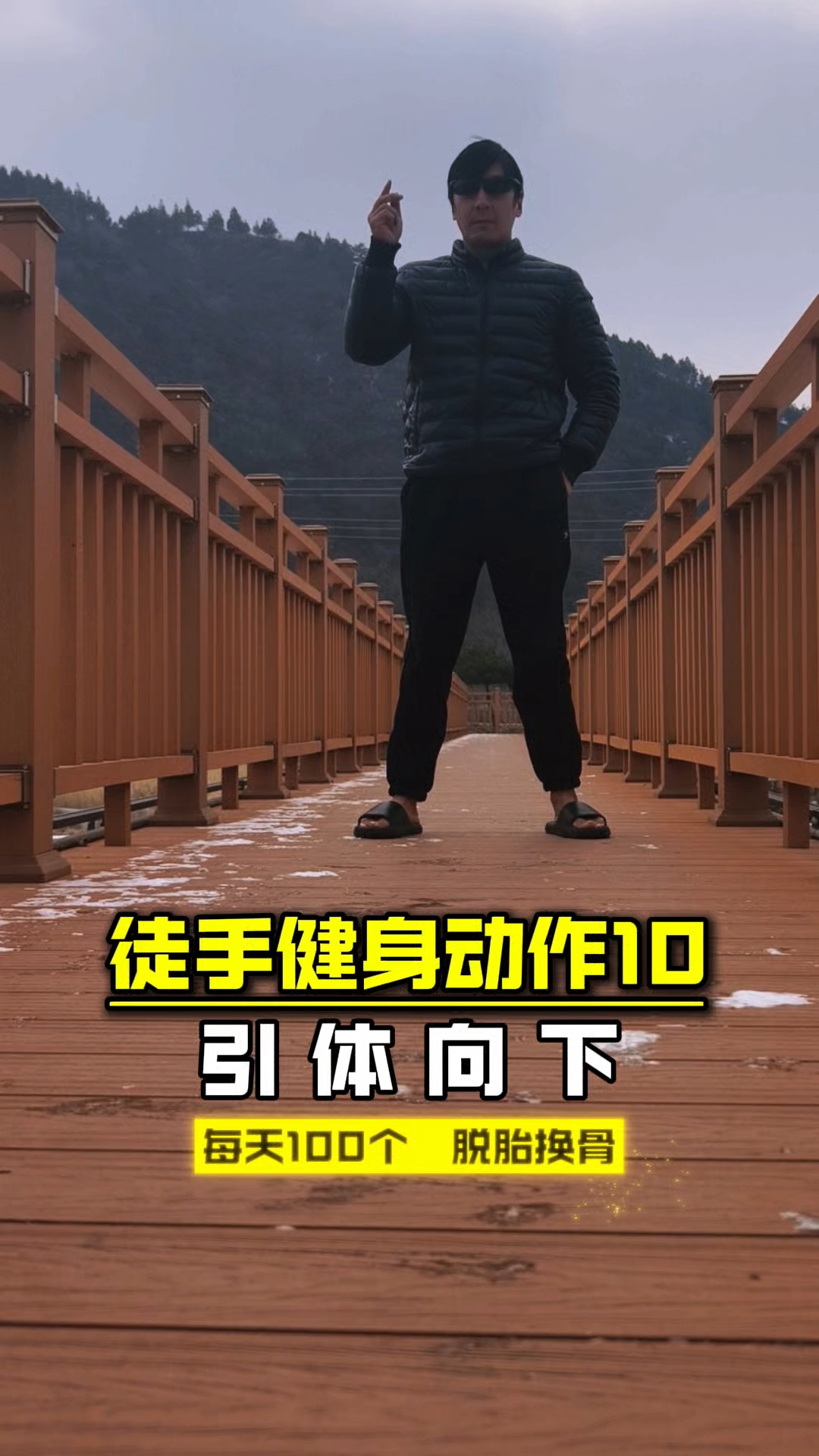 徒手健身动作10,引体向下