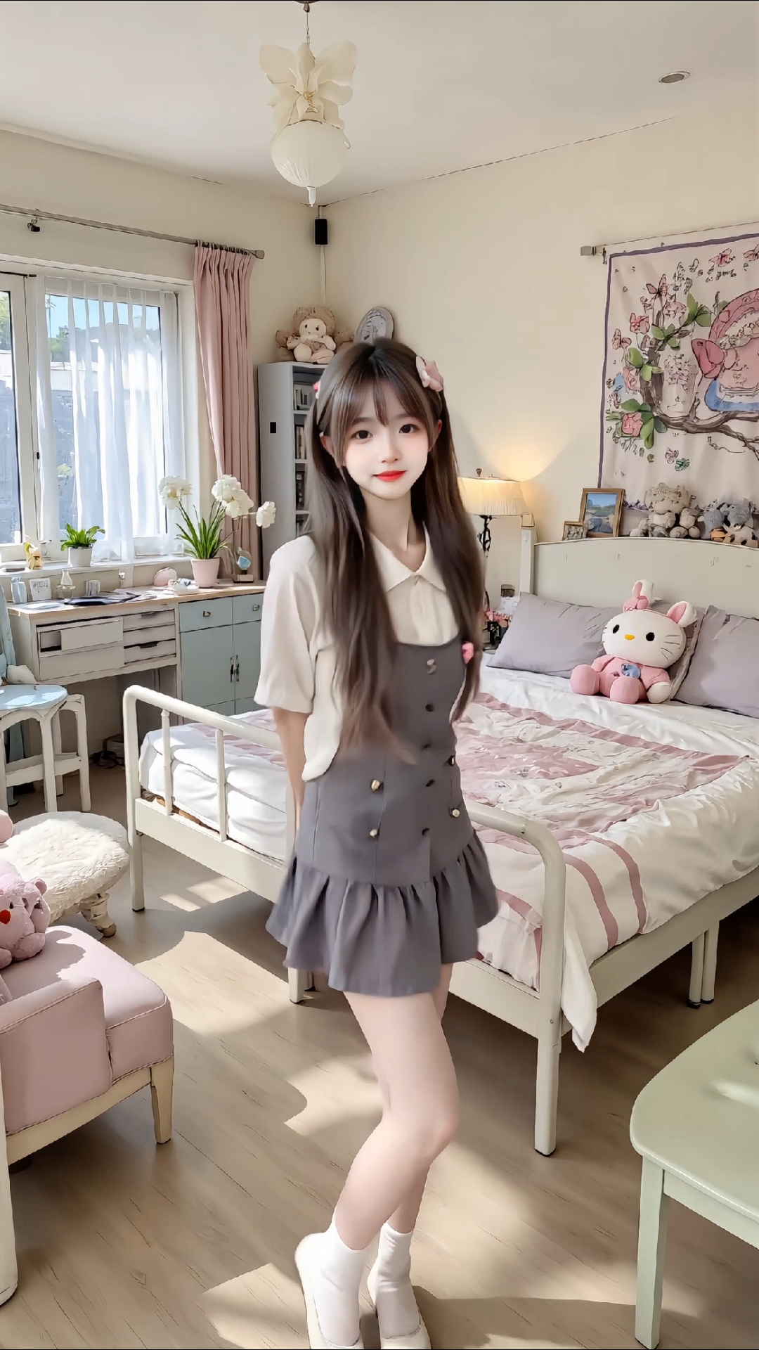 清纯甜美可爱的萌妹子