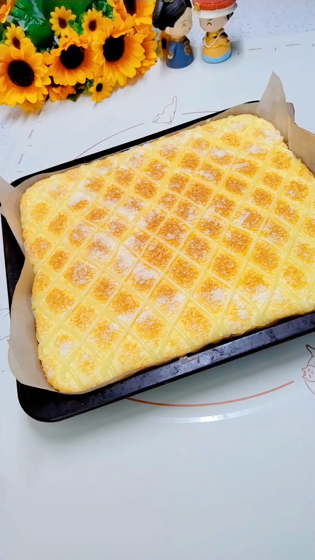 香妃蛋糕,椰香浓郁,满屋飘香呀