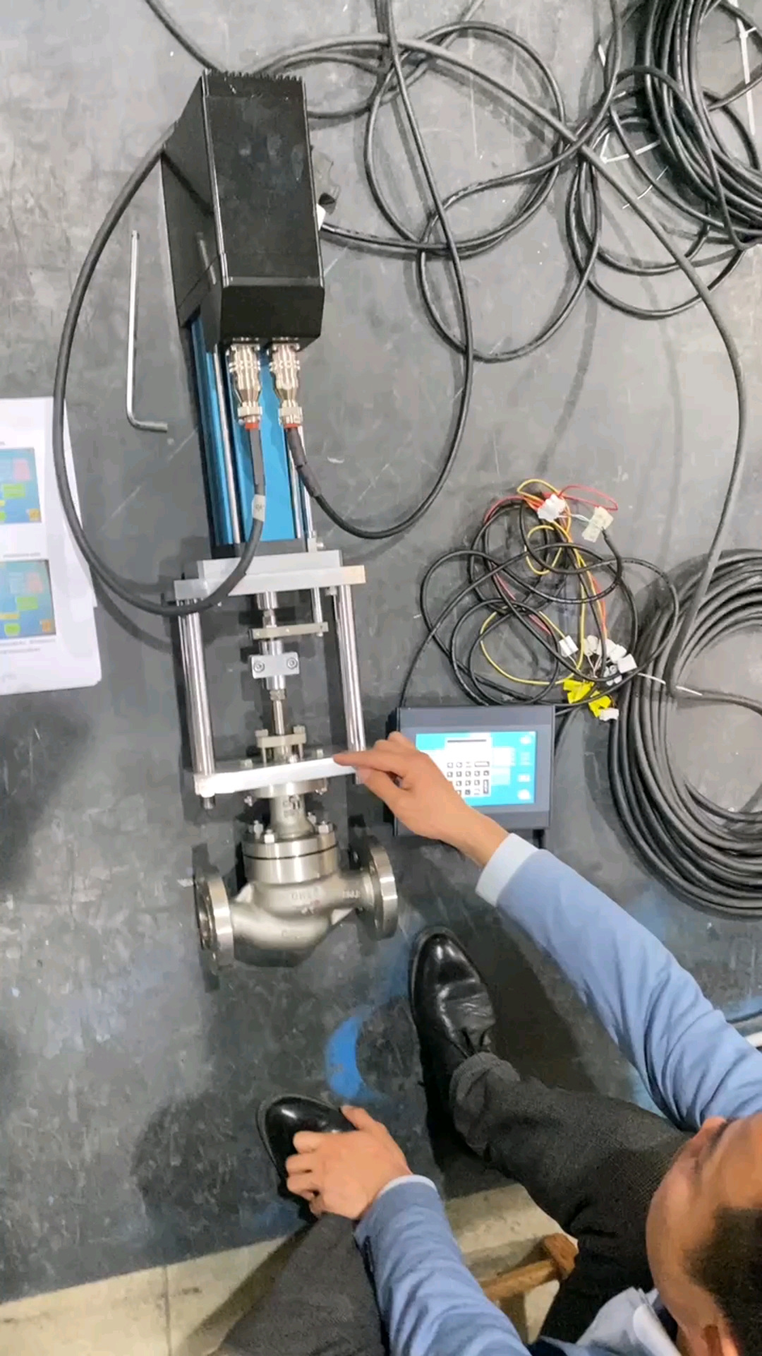 开关时间1秒内精度万分之一的伺服电机电动调节阀#秒关控制阀