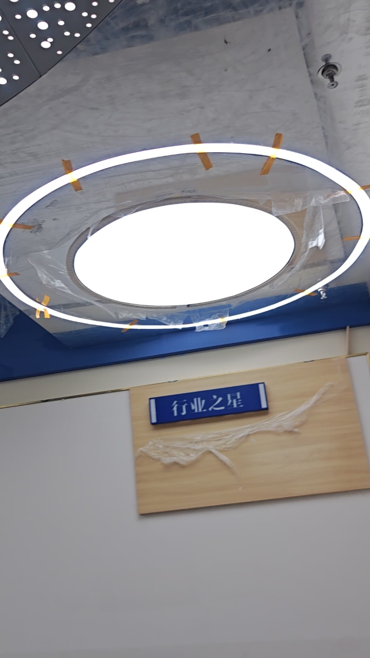圆形软膜天花吊顶,湖北软膜天花专业团队,杜邦纸灯箱,软膜灯箱