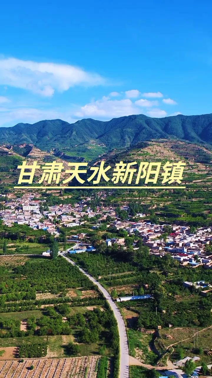 凤凰山下的甘肃天水新阳镇