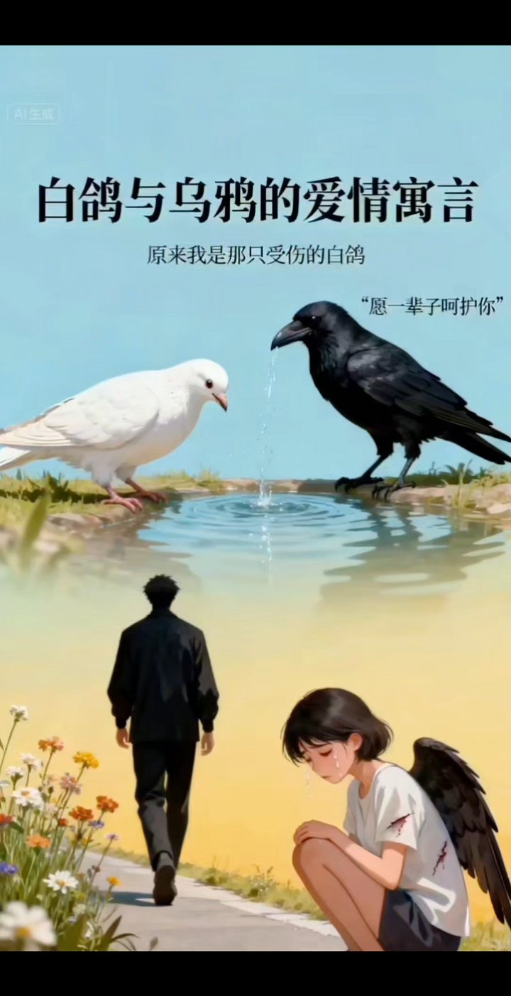 白鸽与乌鸦的爱情悲剧