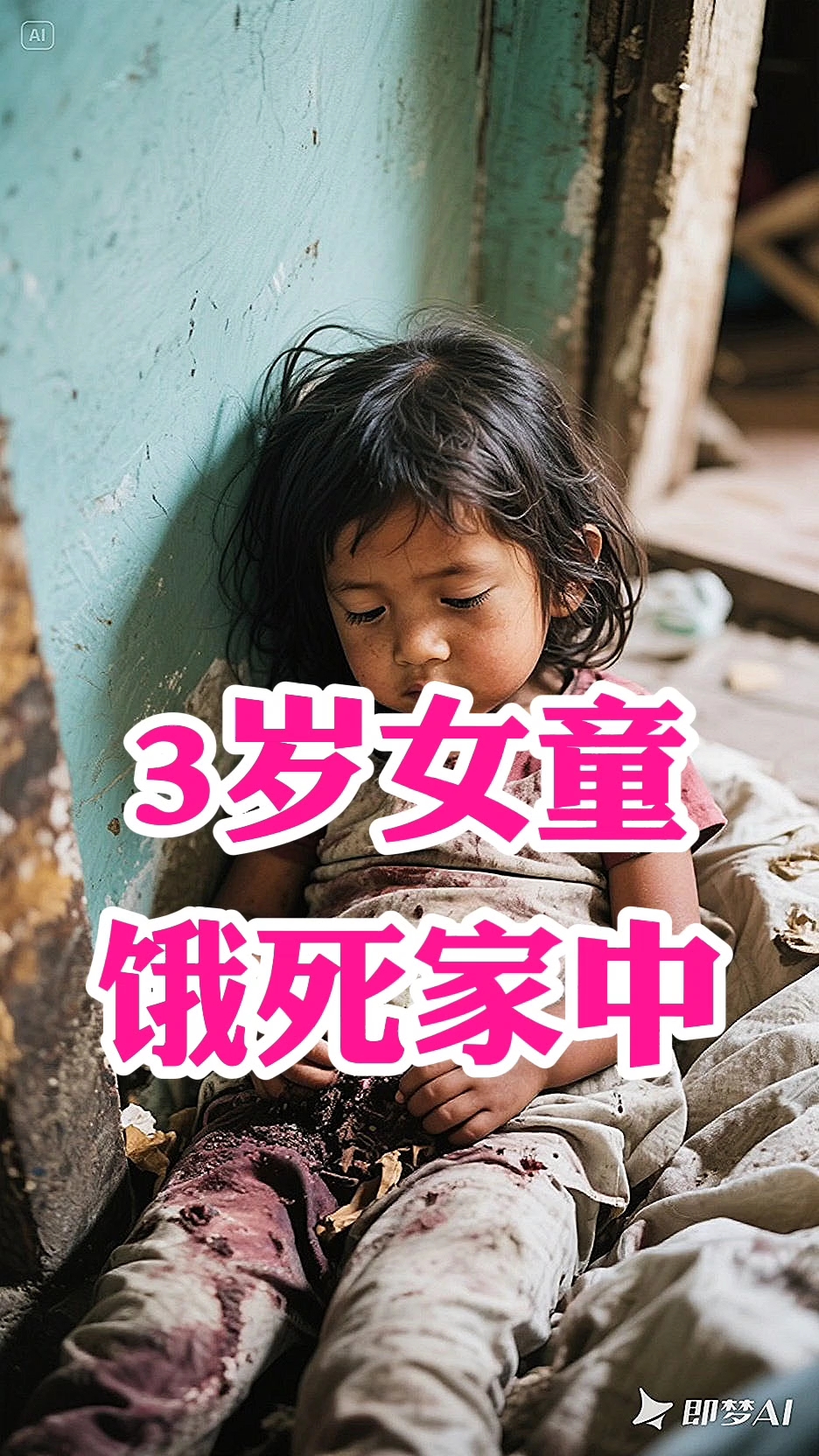 3岁女童饿死家中