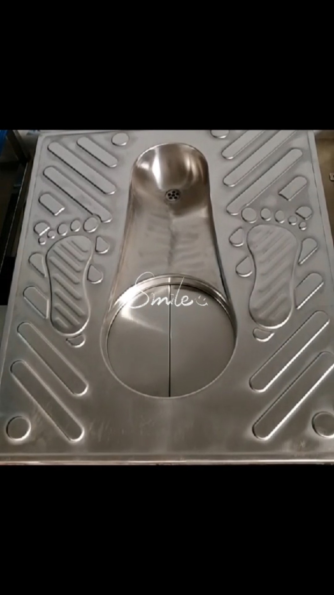 304不锈钢旱厕蹲便器脚踩开闭电动感应大小便分离厕所改造工程