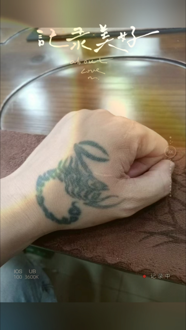 虎口蝎子清洗三次直接上岸