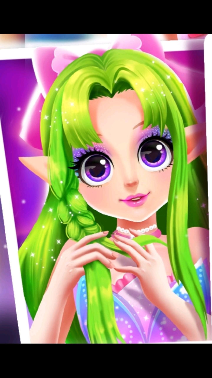 动漫版精灵公主真漂亮啊