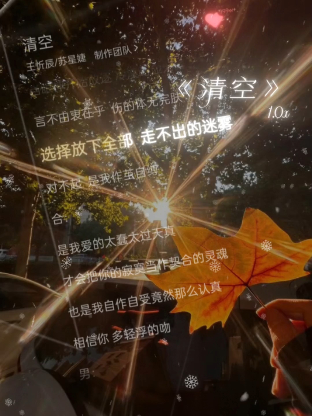 今日歌曲推荐《清空》