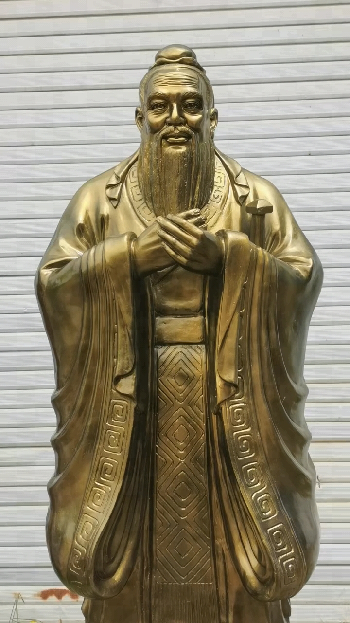 学校校庆孔子像雕塑定制 母校校庆周年庆送什么