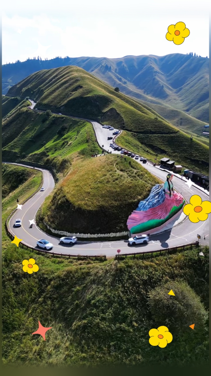 美丽的风景新疆果子沟