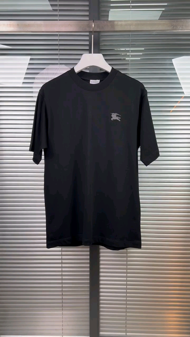 巴宝莉男装夏季战马短袖t恤