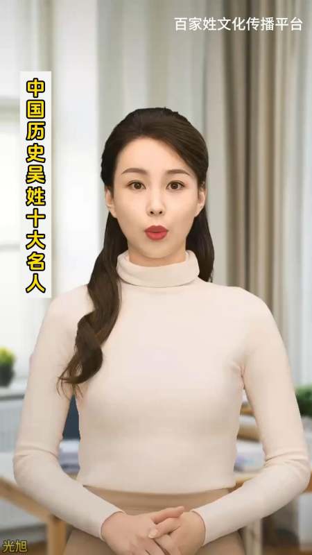 中国历史吴姓十大人物 #吴氏家族-度小视