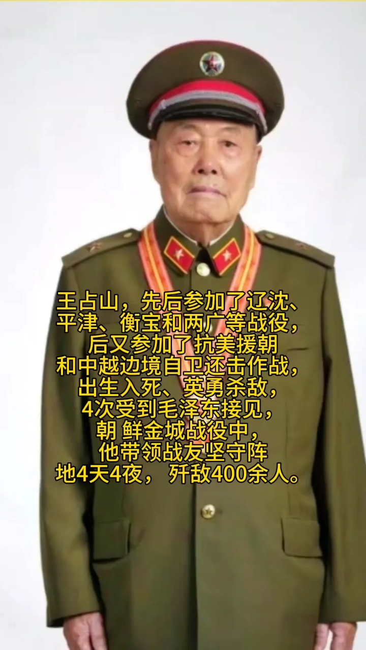 致敬英雄王占山前辈