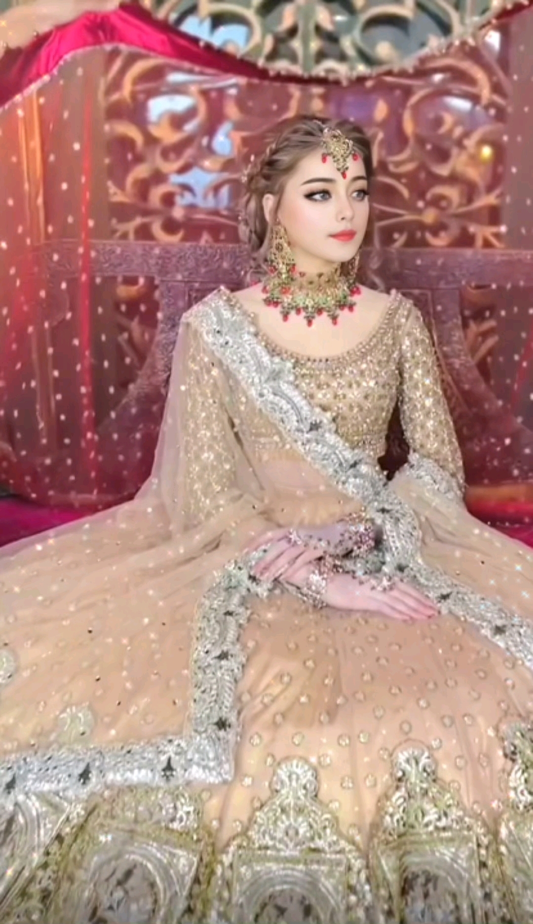 换脸仿妆印度民族美女异域风情妆扮