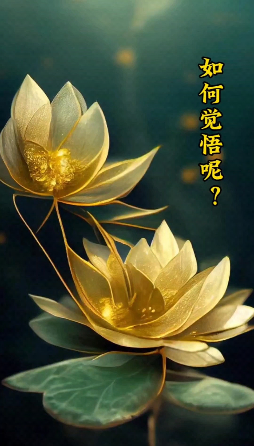 恩师说:如何觉悟呢?