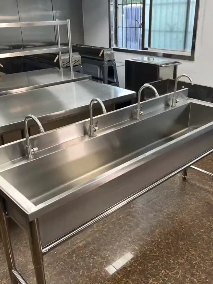 不锈钢单槽洗物池.幼儿园学校工厂食堂专用#不锈钢水槽