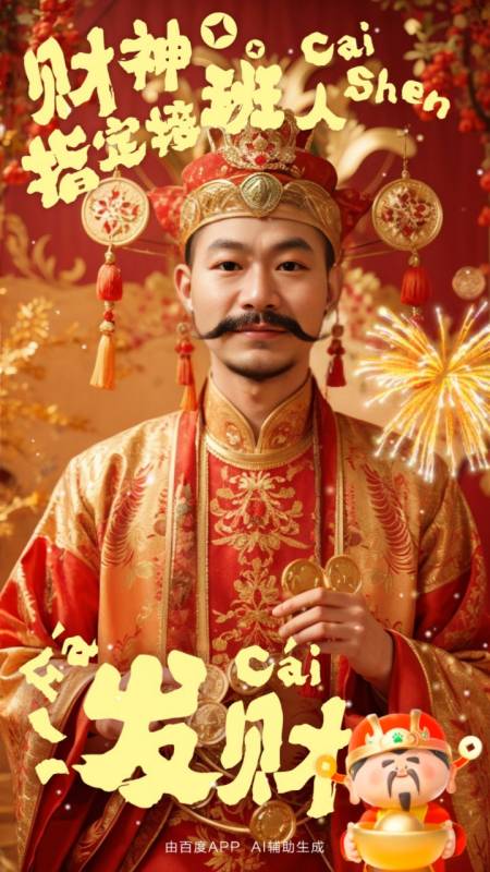 恭贺新禧与财富结缘与好运同行