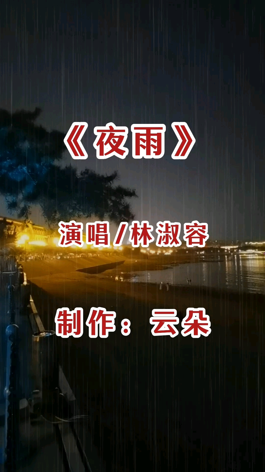 林淑容演唱经典老歌《夜雨》
