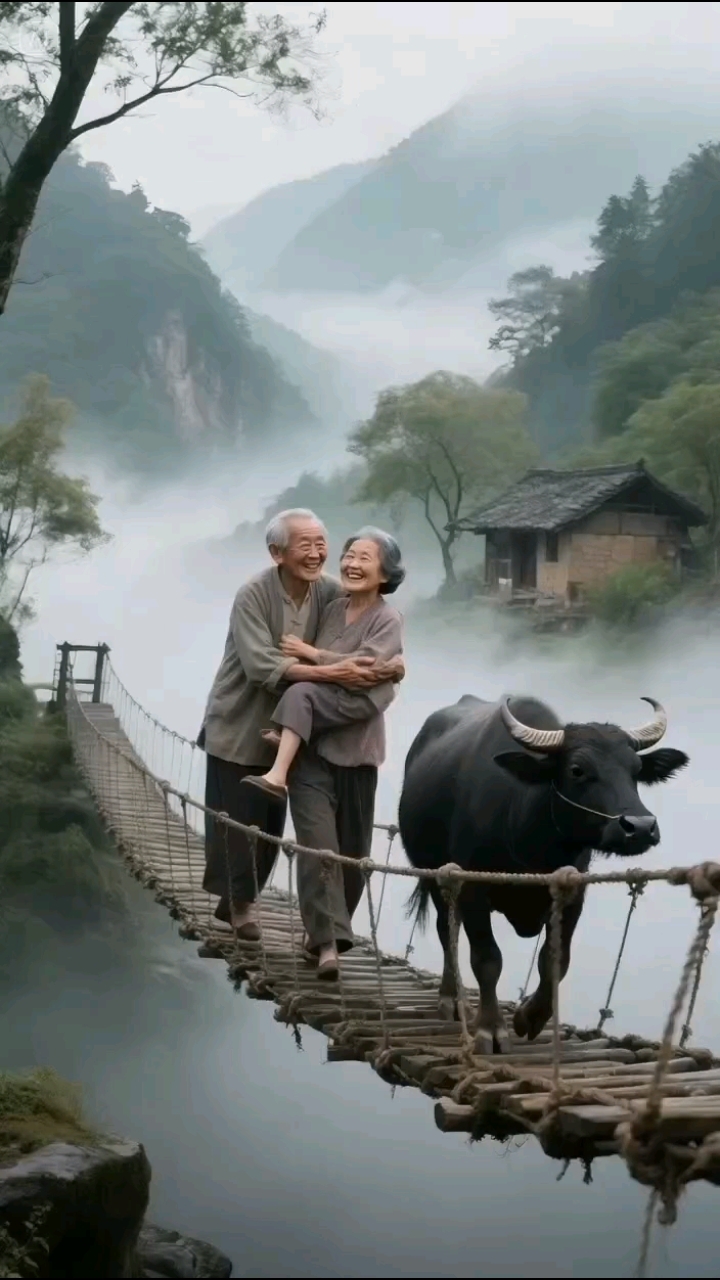 相濡以沫的老年生活,幸福在山水间