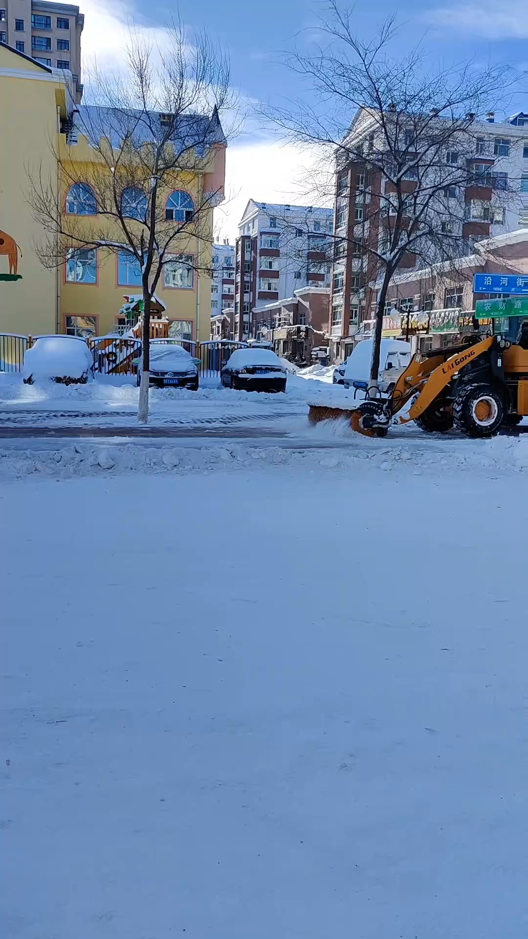 池店镇下雪图片